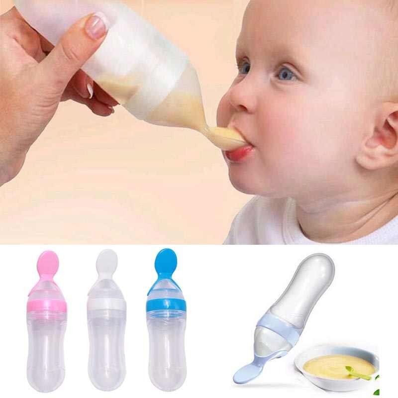 Feeding Bottle With Spoon