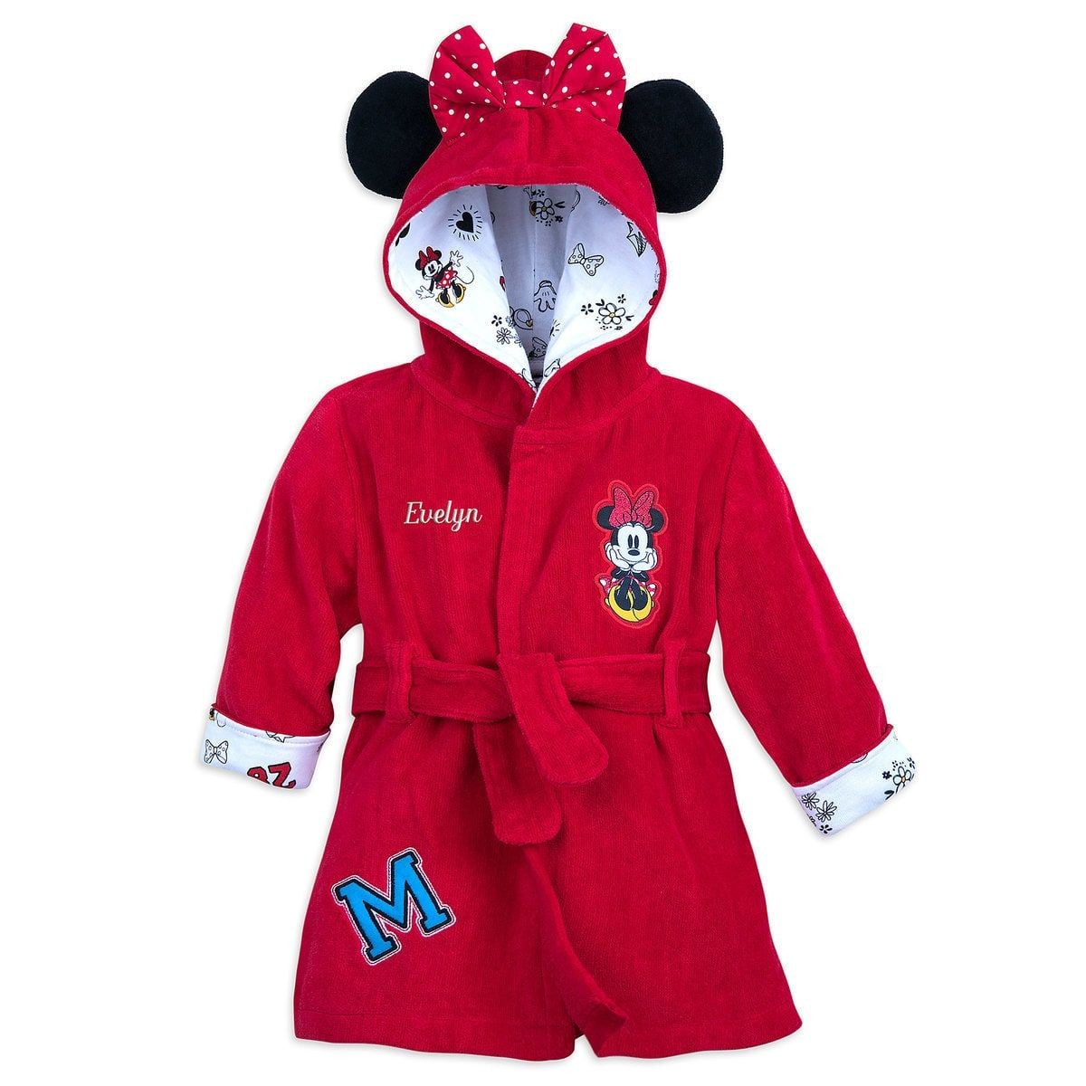 Minnie Mouse Hooded Bath Robe