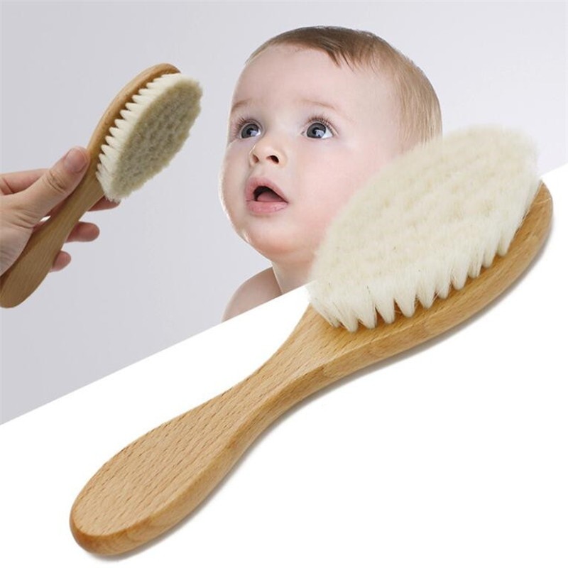 Wooden Baby Hair Brush