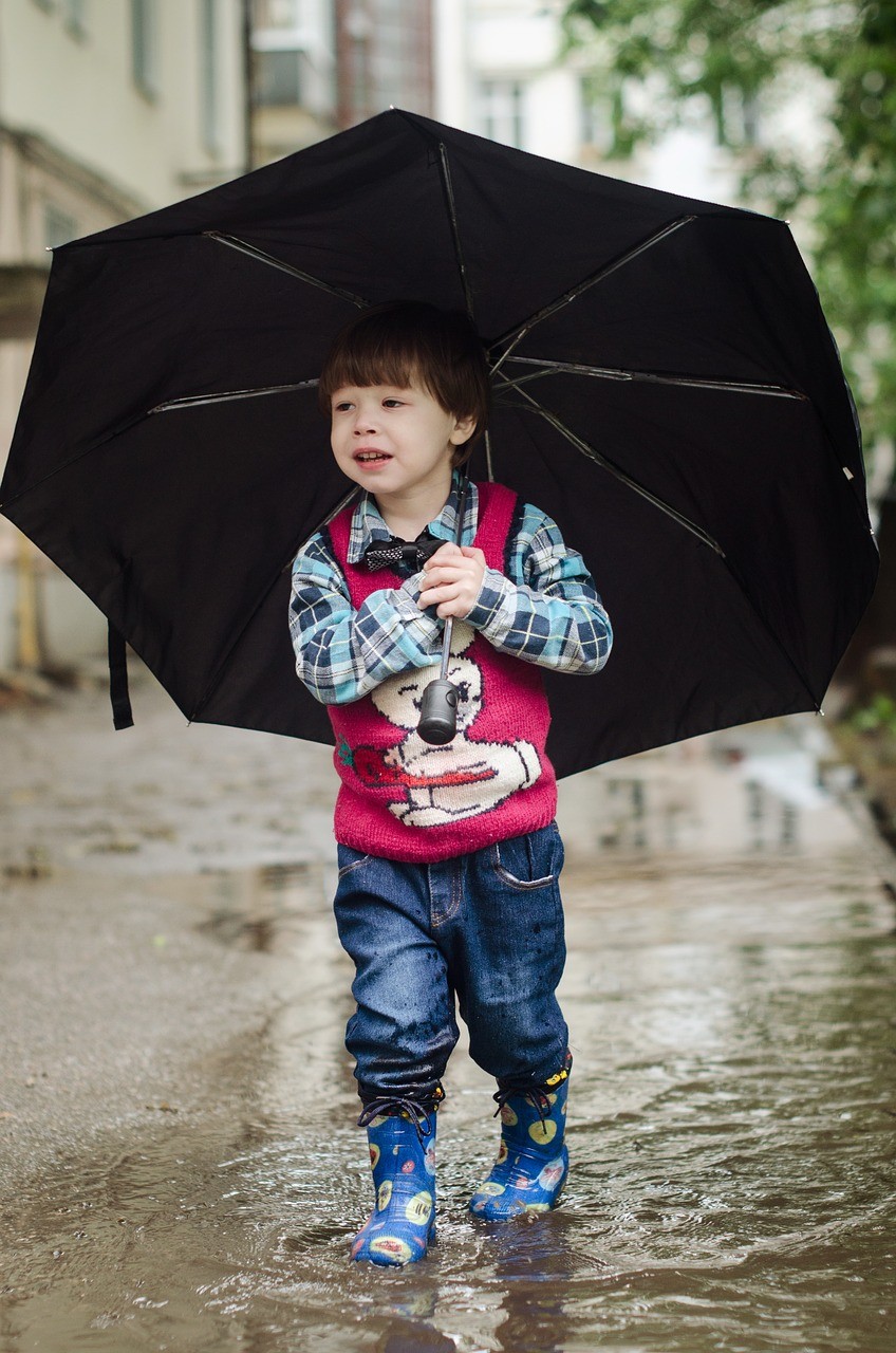 black umbrella