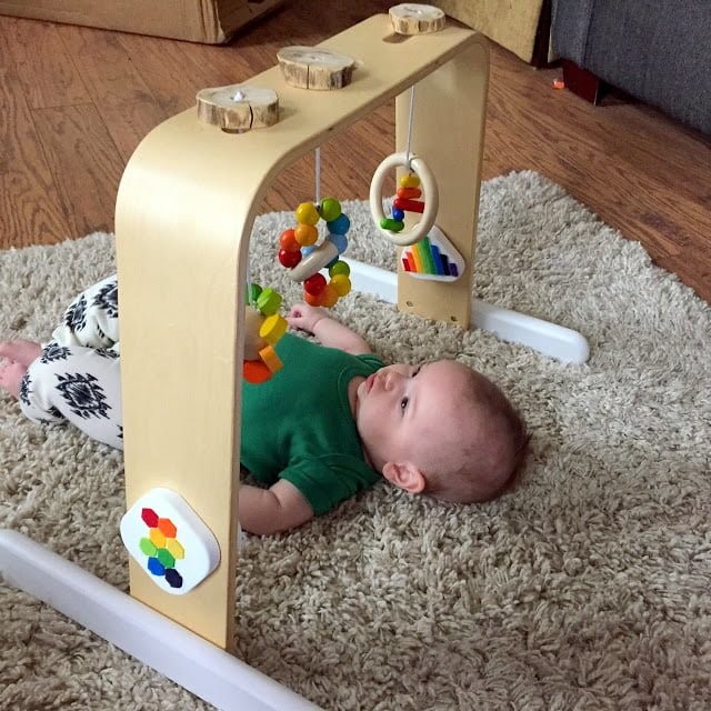 diy ikea hack baby play gym