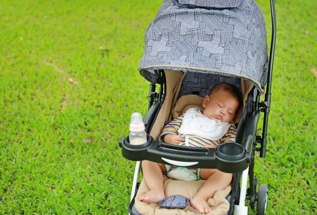 grey Baby pram