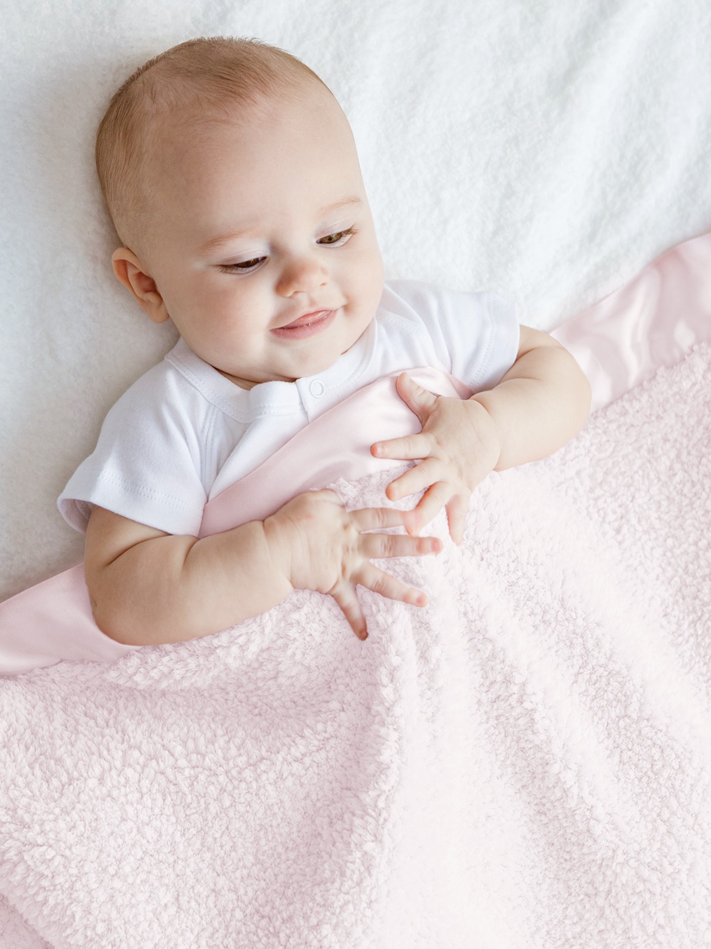 soft pink blanket